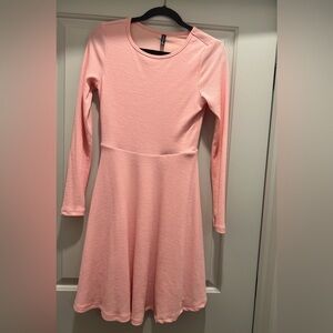 Pink Long Sleeve Dress